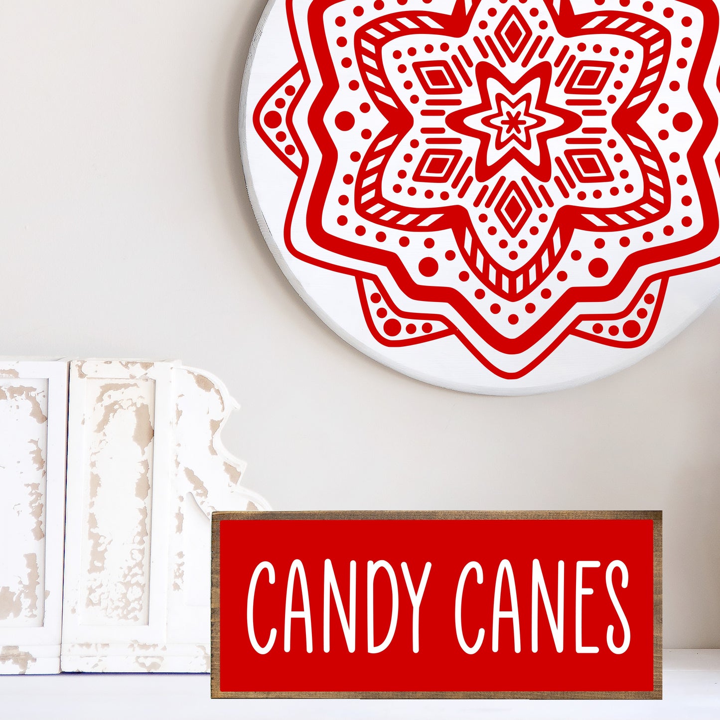 Candy Canes Shelf Sitter