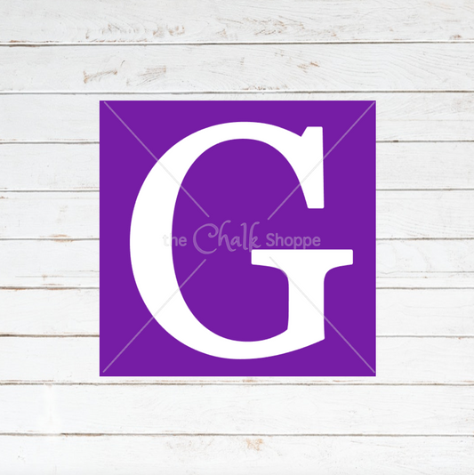 Monogram Letter G