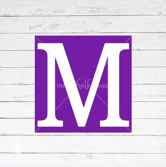 Monogram Letter M