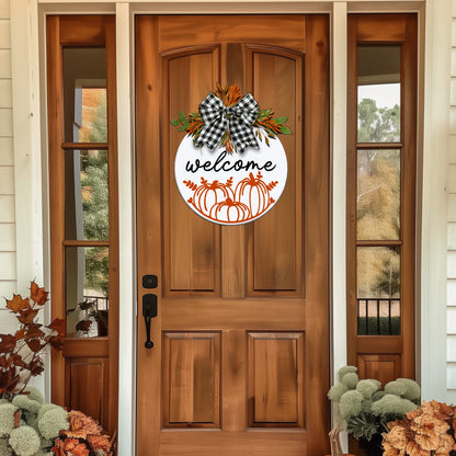 Pumpkin Door Hanger