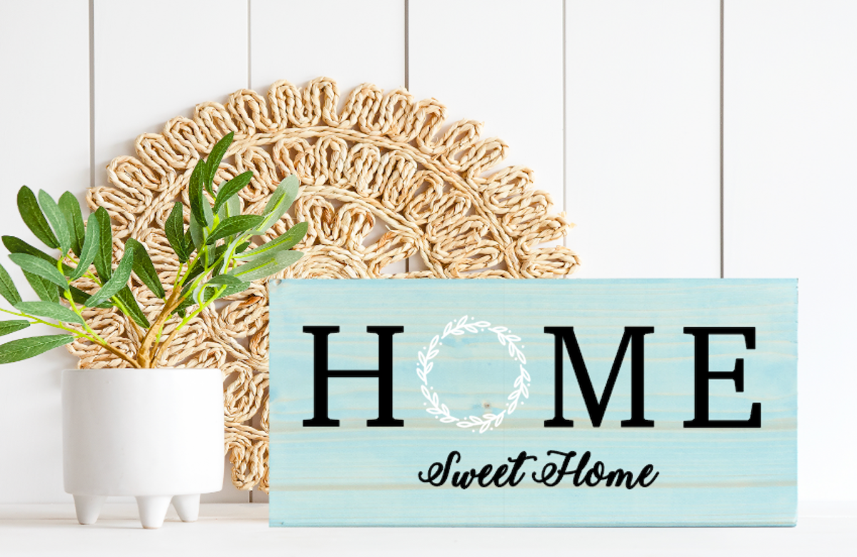 Home Sweet Home Wreath