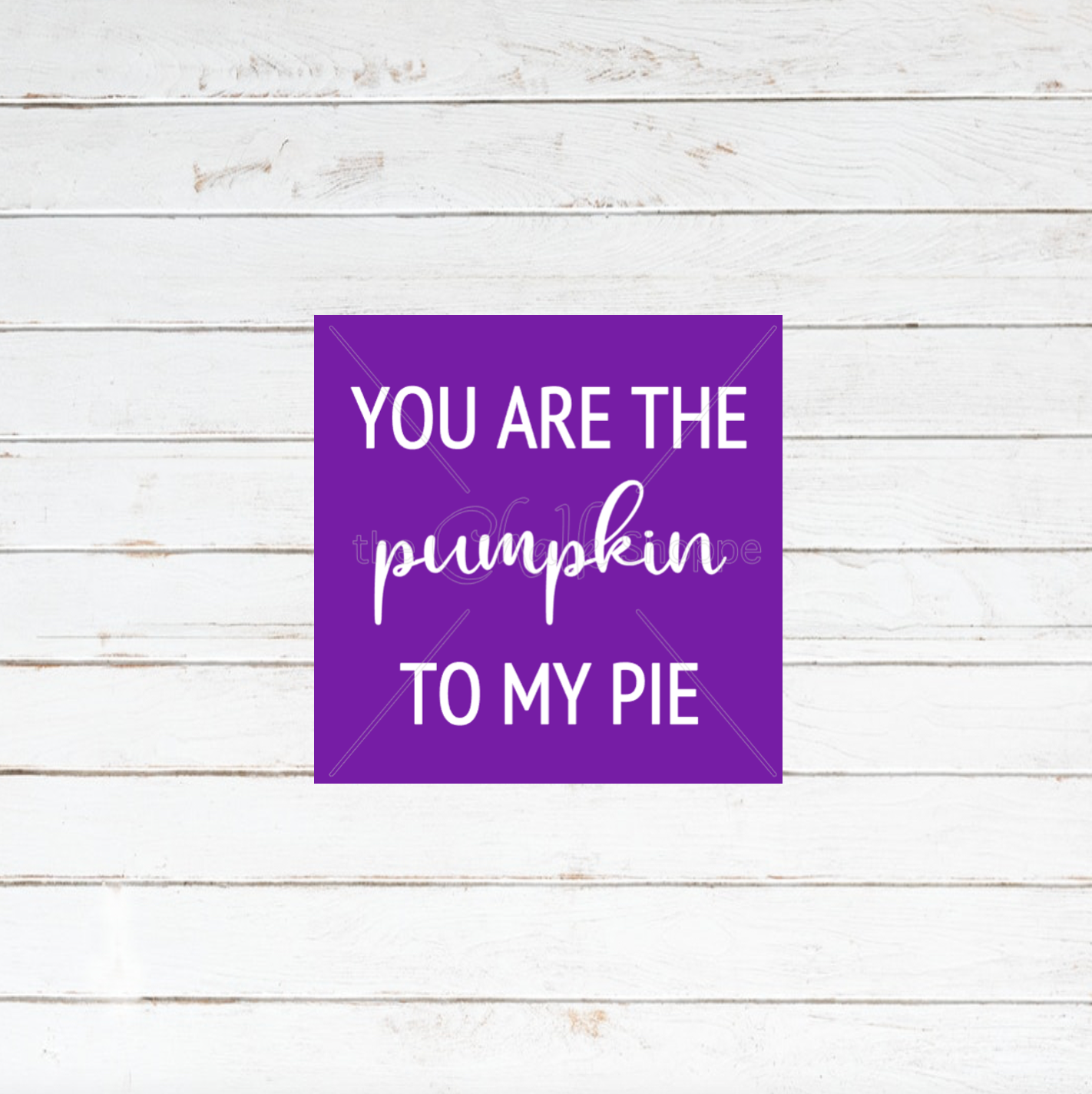 The Pumpkin To My Pie