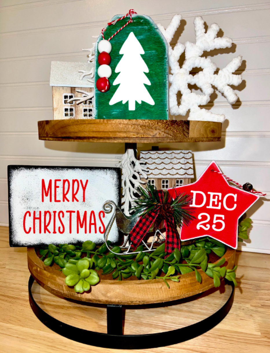 Christmas Tiered Tray Kit