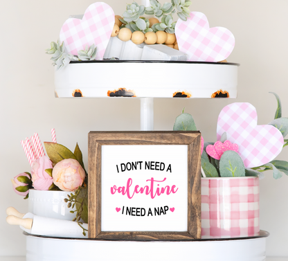 Hearts Tiered Tray Signs