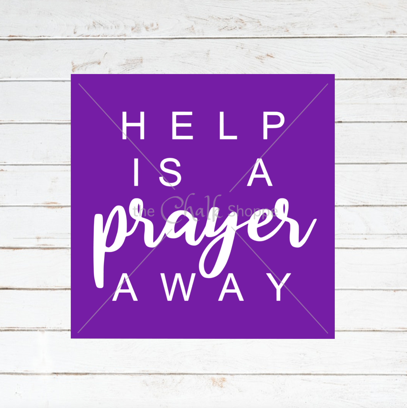 Help Is A Prayer Away
