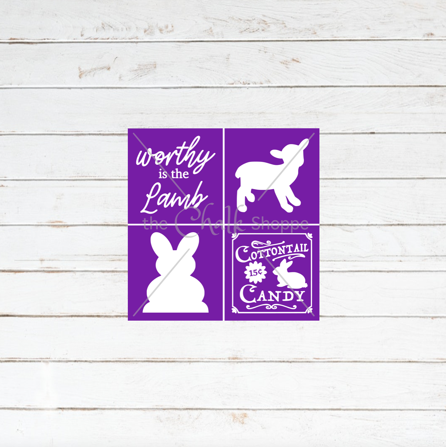 Easter 2024 Tiered Tray Signs