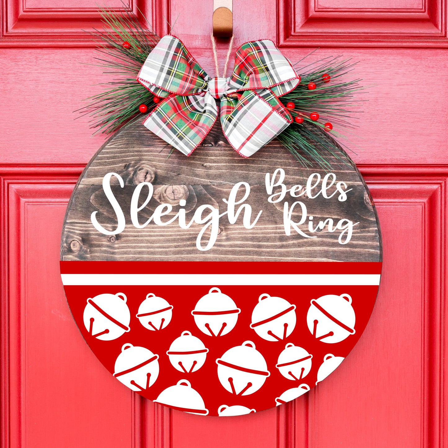 Sleigh Bells Ring Door Hanger