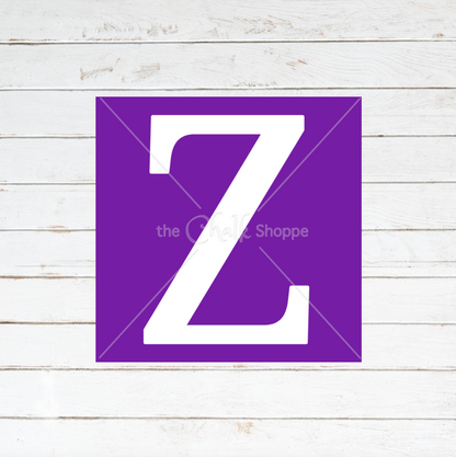 Monogram Letter Z