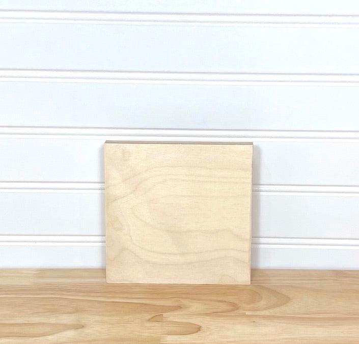Wood Shelf Sitter - Square