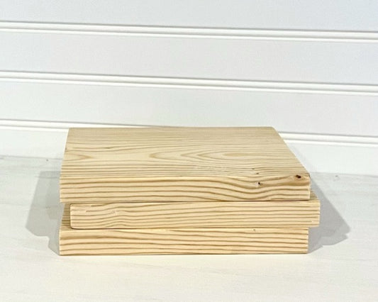 Wood Book Stack - 3pc