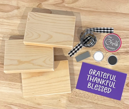 Grateful, Thankful, Blessed Mini Book Stack Kit