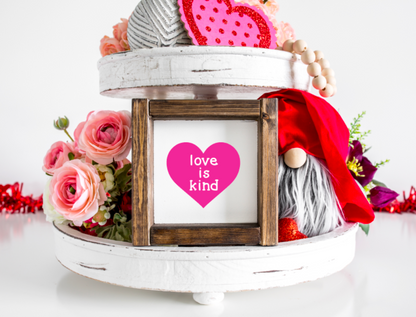 Valentine Tiered Tray Signs