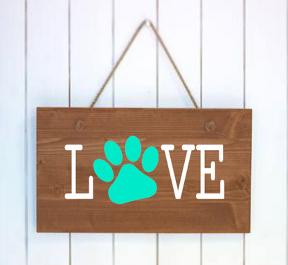 Paw Print Love